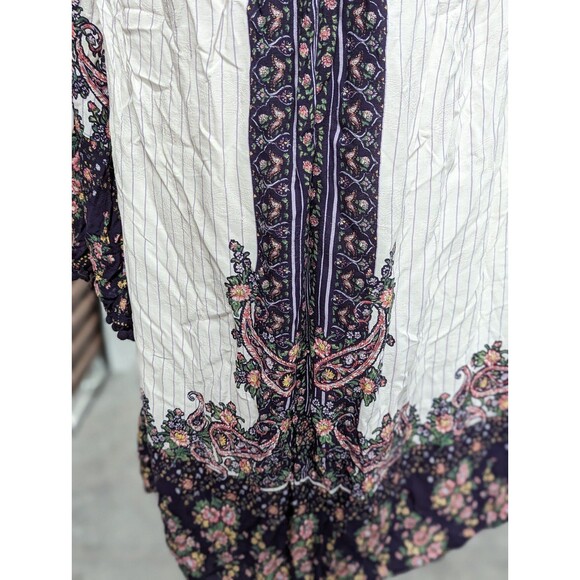 Xhilaration Plus Size 3X oversized off shoulder flowy boho mini dress - Picture 3 of 9